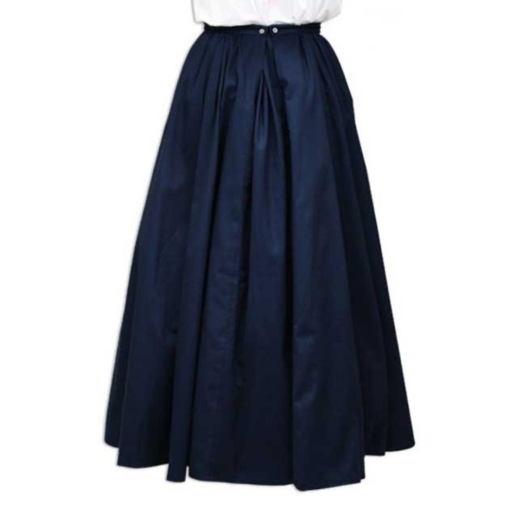 Frontier Classics Cotton Twill Walking Skirt‎ - Navy old west small